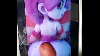Squigly Gets Her Ass Glazed Once Again (Cum Tribute)